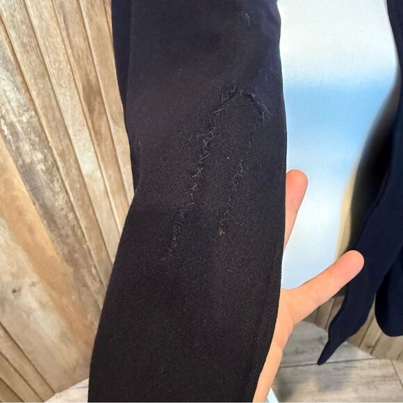 Vintage MCM Wool Nurse's Cape Wool Navy Red Lining One Size Prop Read - Picture 8 of 16